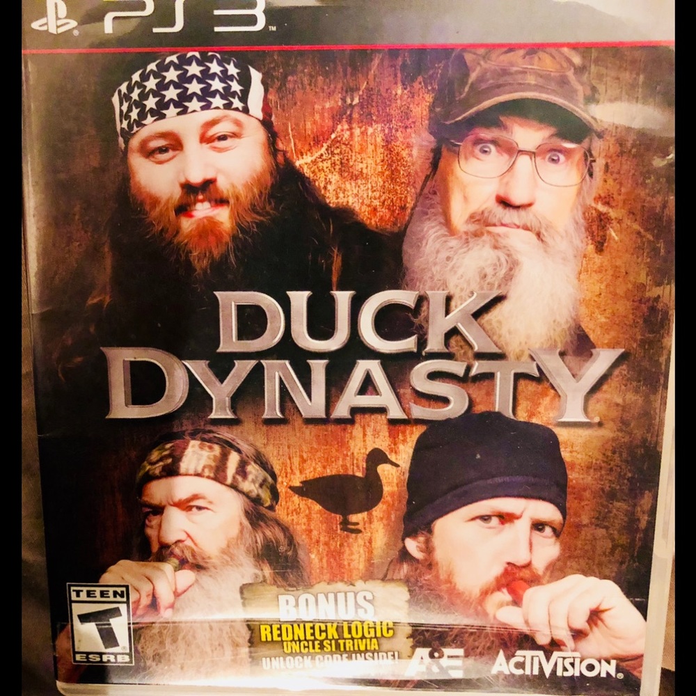 PS3 Duck Dynasty Video Game GREAT Condition